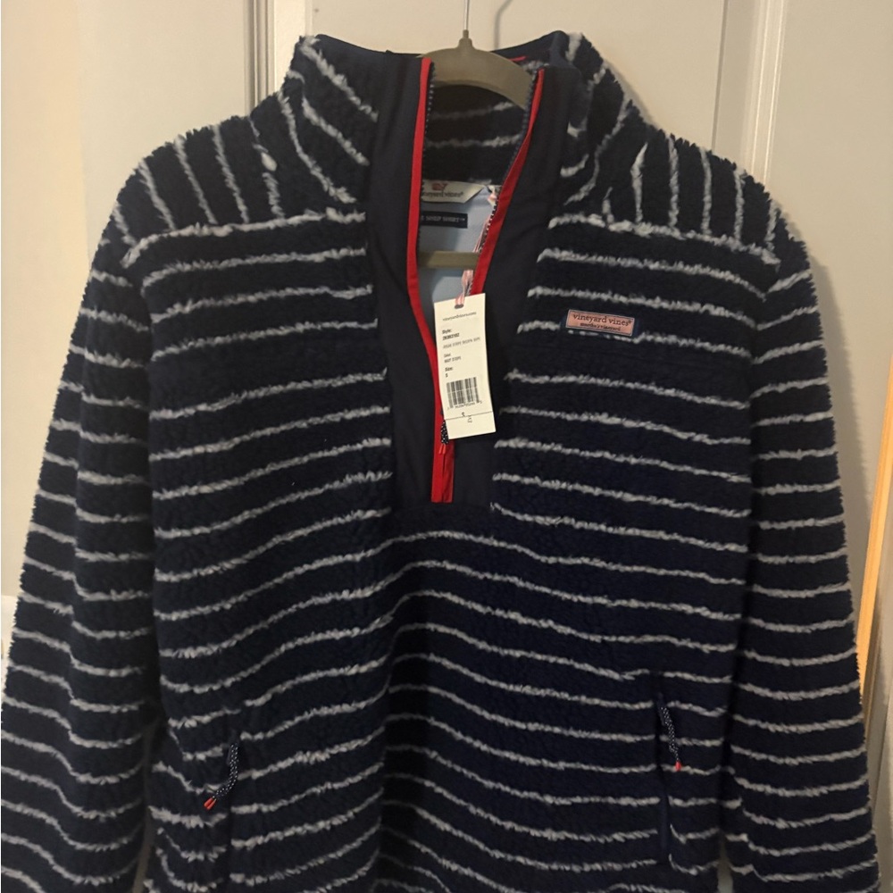 Vineyard Vines Women’s Break Stripe Sherpa, SuperShep Sweatshirt